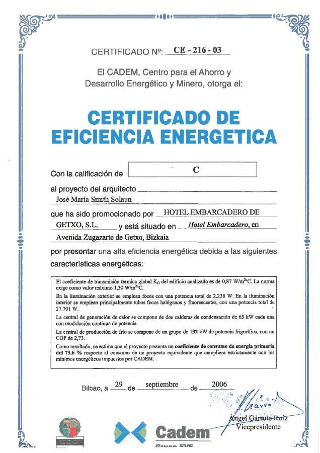 Ercilla Embarcadero Hotel Getxo ภายนอก รูปภาพ